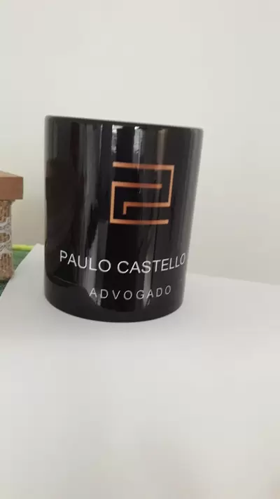 Caneca Porcelana Preta